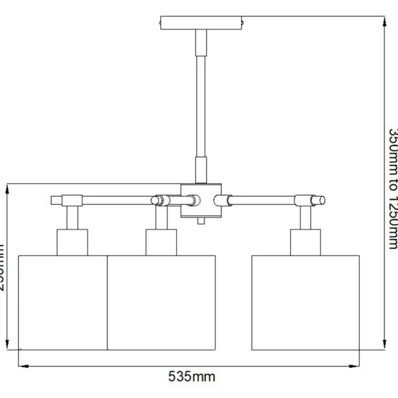 Cheap Biała lampa wisząca z abażurami BALANCE5-WPN z serii BALANCE Żyrandole Nowoczesne