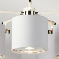 Cheap Biała lampa wisząca z abażurami BALANCE5-WPN z serii BALANCE Żyrandole Nowoczesne