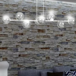 Outlet Biała lampa wisząca z grafitowymi kloszami 878/8 | Kaja Oświetlenie Żyrandole Nowoczesne