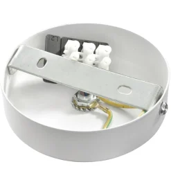 Best Sale Biała lampa wisząca z metalowym kloszem MLP6217 z serii TAYLOR | Kaja Oświetleni Żyrandole Nowoczesne