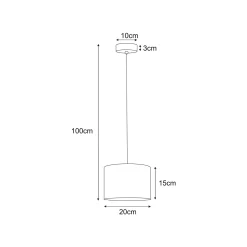 Sklep Kaja Biała lampa wisząca ze złotymi dekoracjami K-5210 z serii VICTORIA