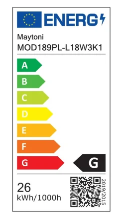 Cheap Biała lampa wisząca, zintergowany LED MOD189PL-L18W3K1 z serii GERHARD Żyrandole Nowoczesne