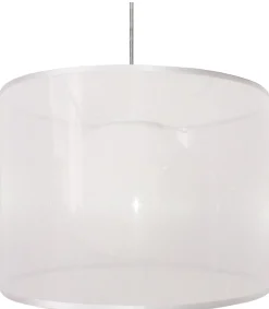 Sklep Kaja Biała lampa z abażurem i kloszem 31-24886 CHICAGO | Kaja Oświetlenie