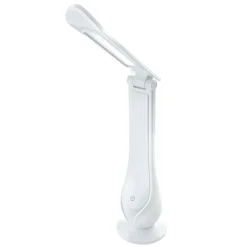 Sklep Kaja Biała lampka biurkowa, składana, ledowa ML5677 z serii LILLY | Kaja Oświetlenie