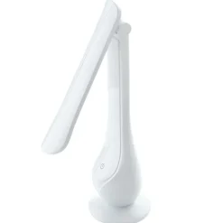 Sklep Kaja Biała lampka biurkowa, składana, ledowa ML5677 z serii LILLY | Kaja Oświetlenie