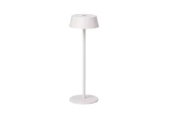 Sklep Kaja Biała lampka stołowa wewnętrza / zewnętrzna AZ5334 GILBERTO | Kaja