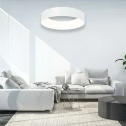 Best Sale Biała, ledowa lampa wisząca, regulowana wysokość ML6357 z serii OHIO | Kaja Oświ Żyrandole Nowoczesne