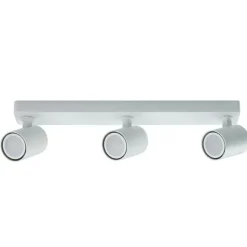 Store Biała listwa sufitowa z reflektorami LP-731/3W WH SNOW | Kaja Żyrandole Nowoczesne