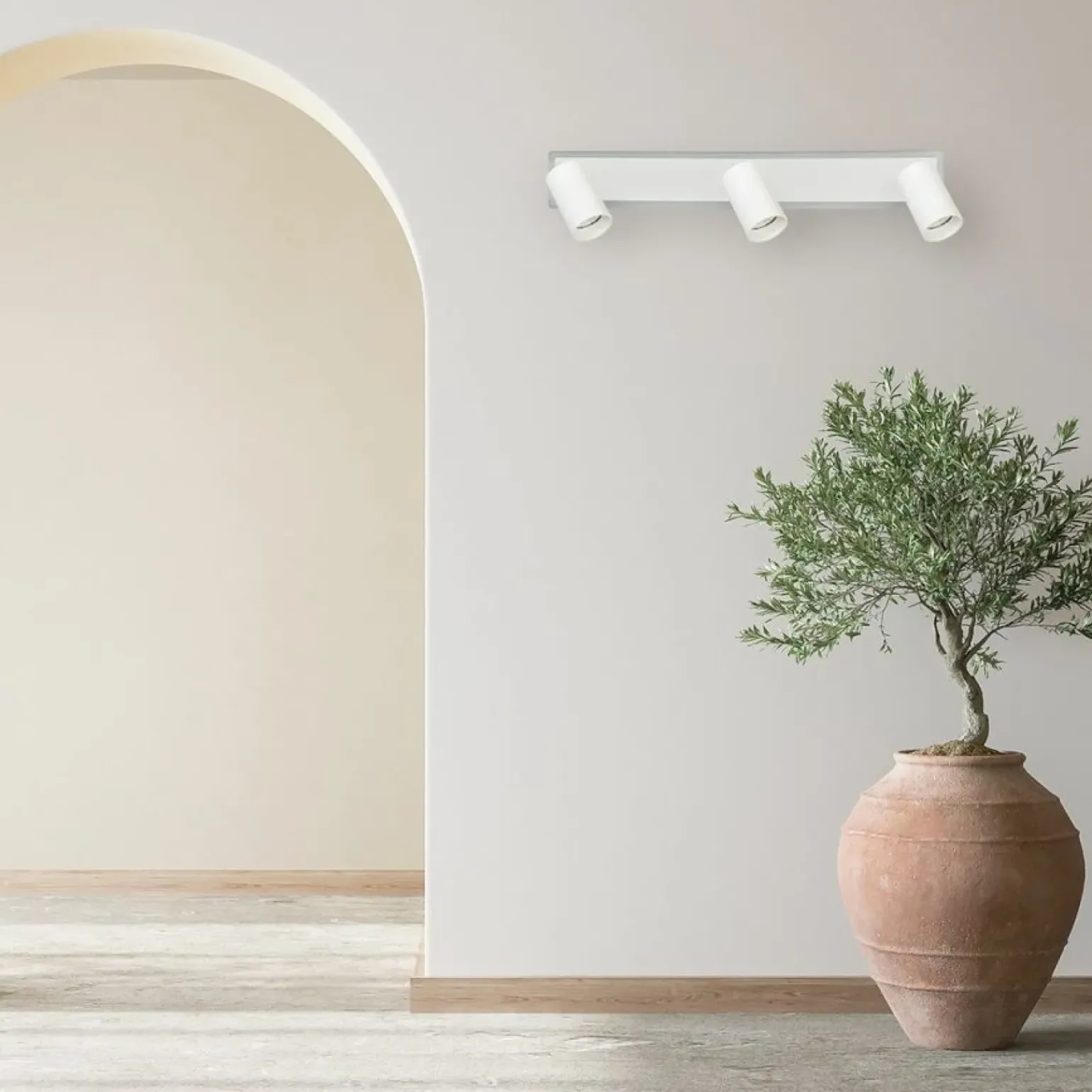 Best Biała listwa, świecący brzeg i reflektory LP-0612/3WS WH PARMA | Kaja Żyrandole Nowoczesne