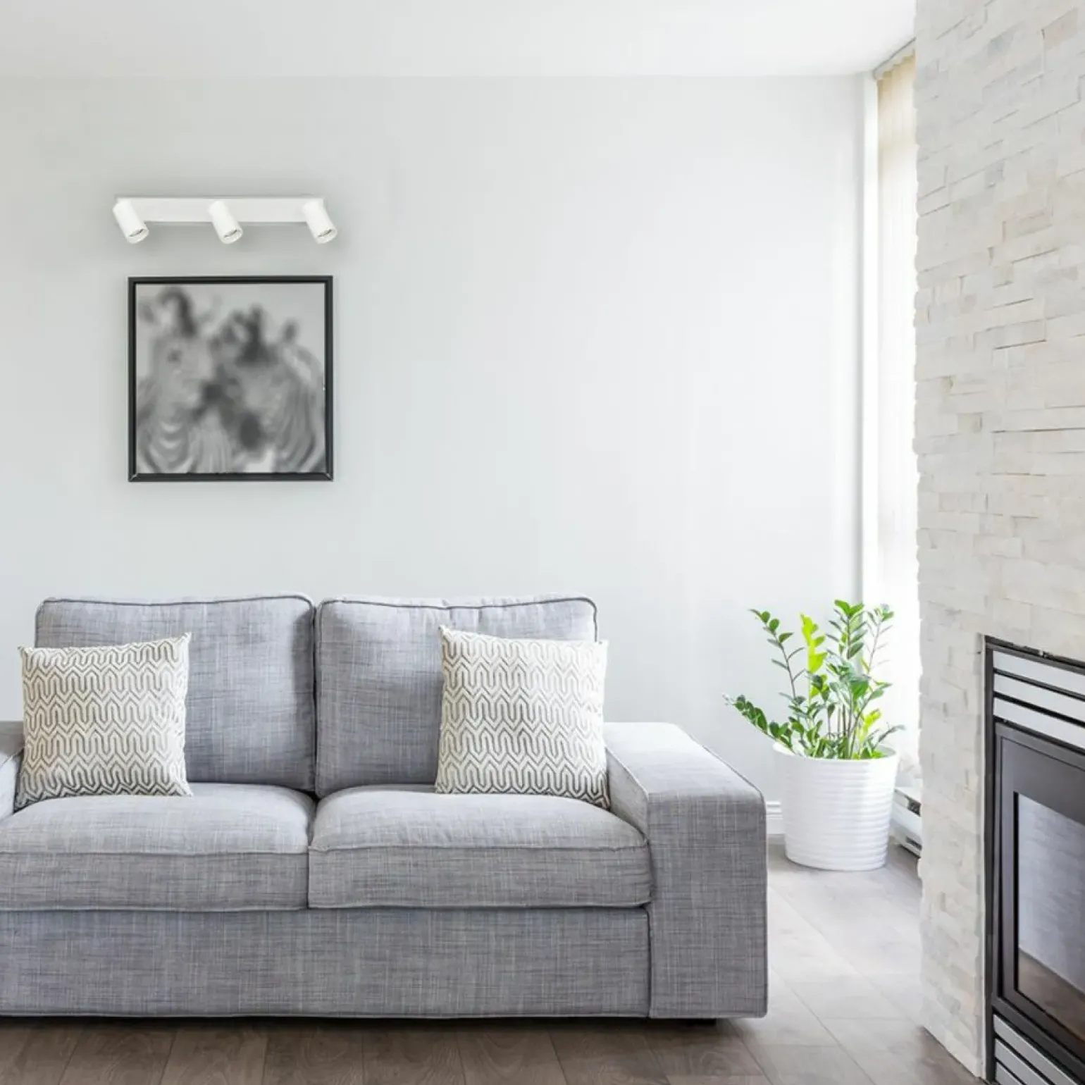 Best Biała listwa, świecący brzeg i reflektory LP-0612/3WS WH PARMA | Kaja Żyrandole Nowoczesne