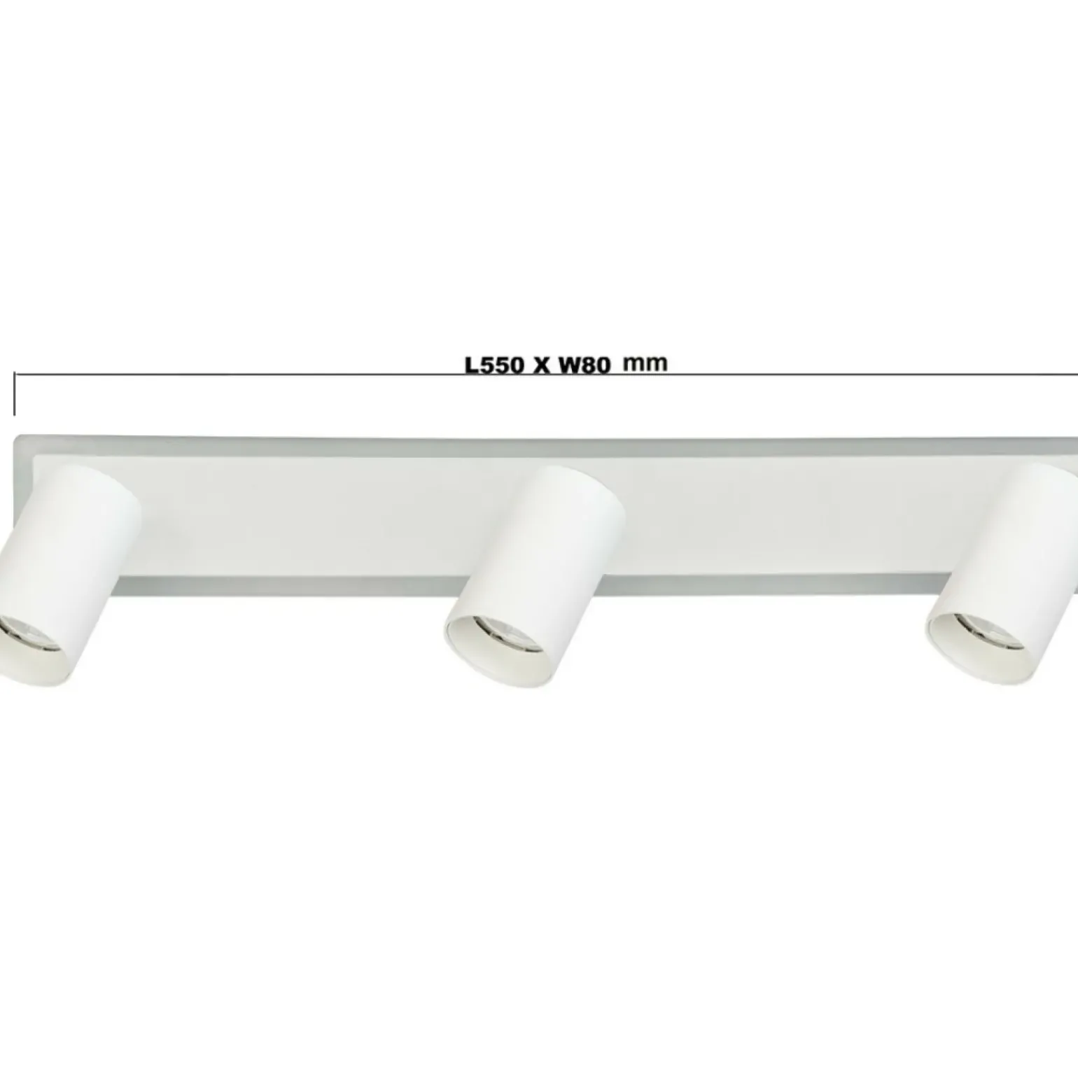 Best Biała listwa, świecący brzeg i reflektory LP-0612/3WS WH PARMA | Kaja Żyrandole Nowoczesne