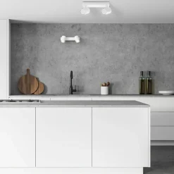 Cheap Biała listwa z reflektorami, tubami LP-731/2W WH SNOW | Kaja Żyrandole Nowoczesne