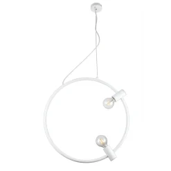 Best Sale Biała minimalistyczna lampa wisząca AZ3354 ORSOLA | Kaja Oświetlenie Żyrandole Nowoczesne