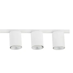 Fashion Biała, minimalistyczna lampa sufitowa do salonu TK 4571 z serii LOGAN Żyrandole Nowoczesne