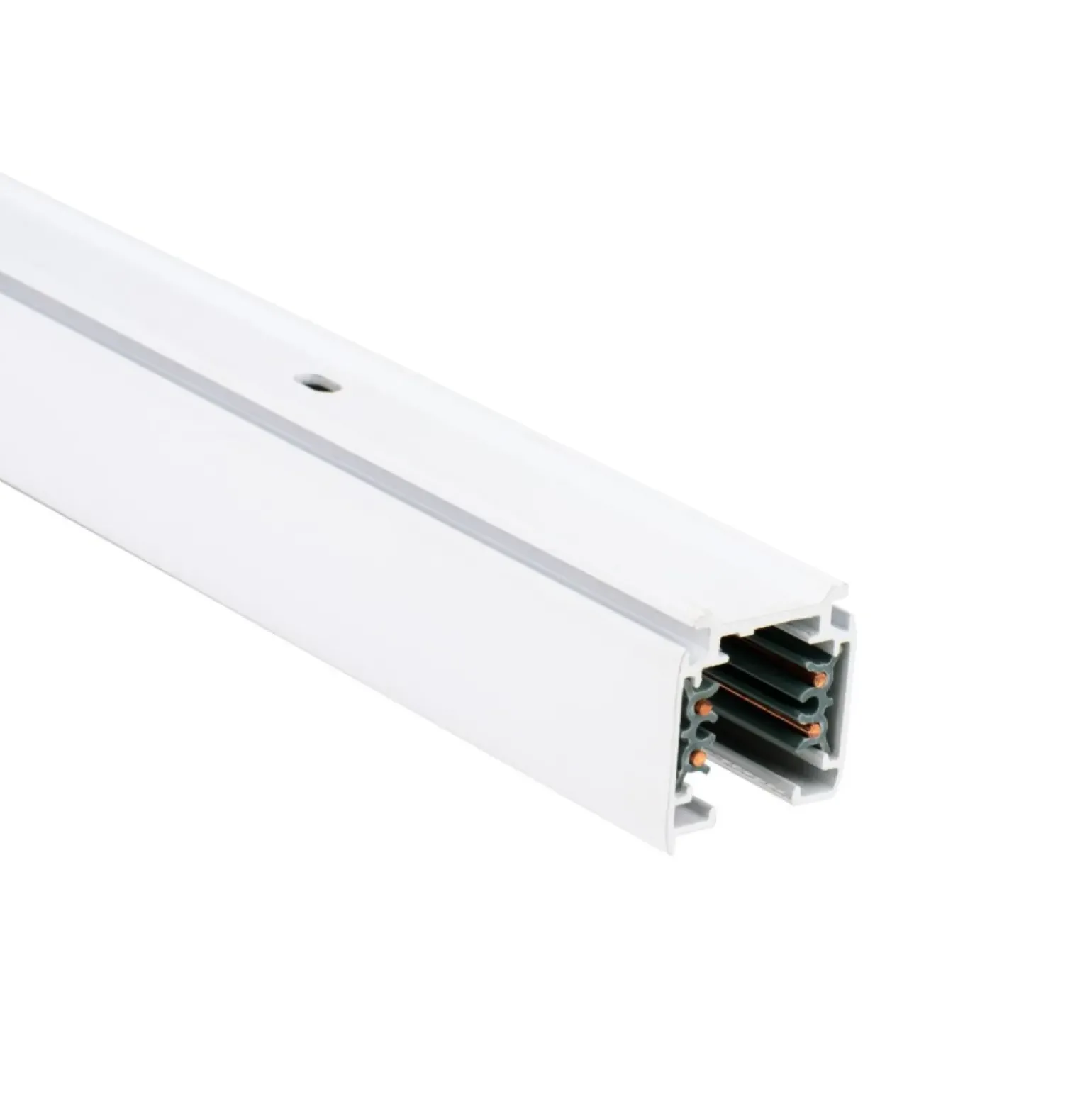 Sklep Kaja Biała natynkowa prowadnica do szynoprzewodu 8715 | Kaja Oświetlenie