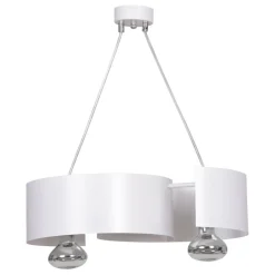 Hot Biała, nietypowa lampa wisząca do sypialni 306/2 VIXON | Kaja Żyrandole Nowoczesne