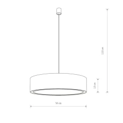 Best Sale Biała niezwykła lampa wisząca na trzy żarówki 8942 | Kaja Oświetlenie Żyrandole Nowoczesne