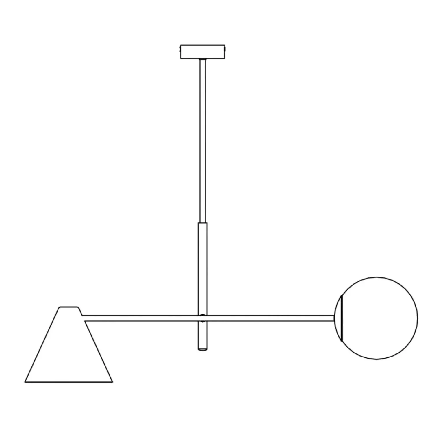 Clearance Biała, nowoczesna lampa do sypialni 1348/2 HERMES 2 WHITE | Kaja Żyrandole Nowoczesne