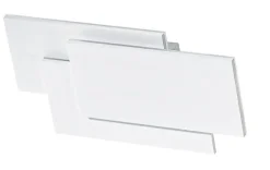 Sklep Kaja Biała, nowoczesna, płaska lampa ścienna AZ2199 CLOVER SQUARE | Kaja