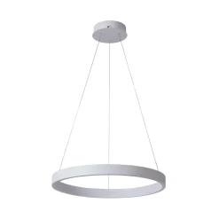 Cheap Biała obręcz ⌀60 PND-56215-060RPC-WH-3KS4K-TRDIMM BRASCO DOWN | Kaja Żyrandole Nowoczesne