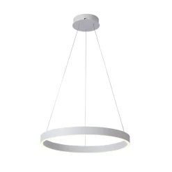 Cheap Biała obręcz ⌀60 PND-56215-060RPC-WH-3KS4K-TRDIMM BRASCO DOWN | Kaja Żyrandole Nowoczesne