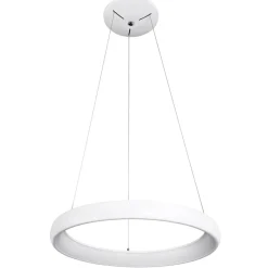 Store Biała obręcz wisząca LED ⌀51cm 5280-840RP-WH-3 ALESSIA | Kaja Żyrandole Nowoczesne