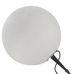 Sklep Kaja Biała, ogrodowa kula świecąca ⌀40cm LP-JH-1095-450 GAJA | Kaja