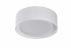 Best Sale Biała okrągła lampa sufitowa do sypialni AZ3330 MILO | Kaja Żyrandole Nowoczesne