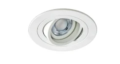 Sklep Kaja Biała, okrągła oprawa podtynkowa gwint GU10 AZ2430 CARO | Kaja