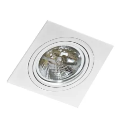 Sklep Kaja Biała oprawa podtynkowa, kwadratowe oczko AZ0768 SIRO | Kaja