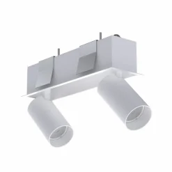 Sklep Kaja Biała oprawa wpustowa z dwoma reflektorami 10465 MONO DEEP | Kaja