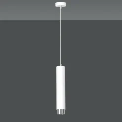 Hot Biała pasująca do każdego wnętrza lampa wisząca 641/1 | Kaja Żyrandole Nowoczesne