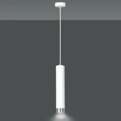 Hot Biała pasująca do każdego wnętrza lampa wisząca 641/1 | Kaja Żyrandole Nowoczesne