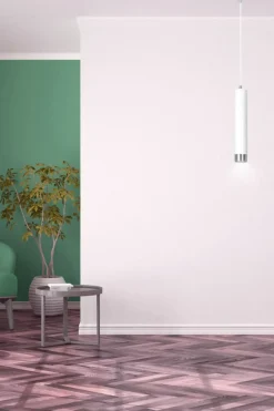 Hot Biała pasująca do każdego wnętrza lampa wisząca 641/1 | Kaja Żyrandole Nowoczesne