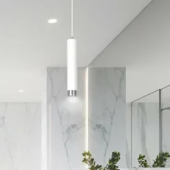 Hot Biała pasująca do każdego wnętrza lampa wisząca 641/1 | Kaja Żyrandole Nowoczesne