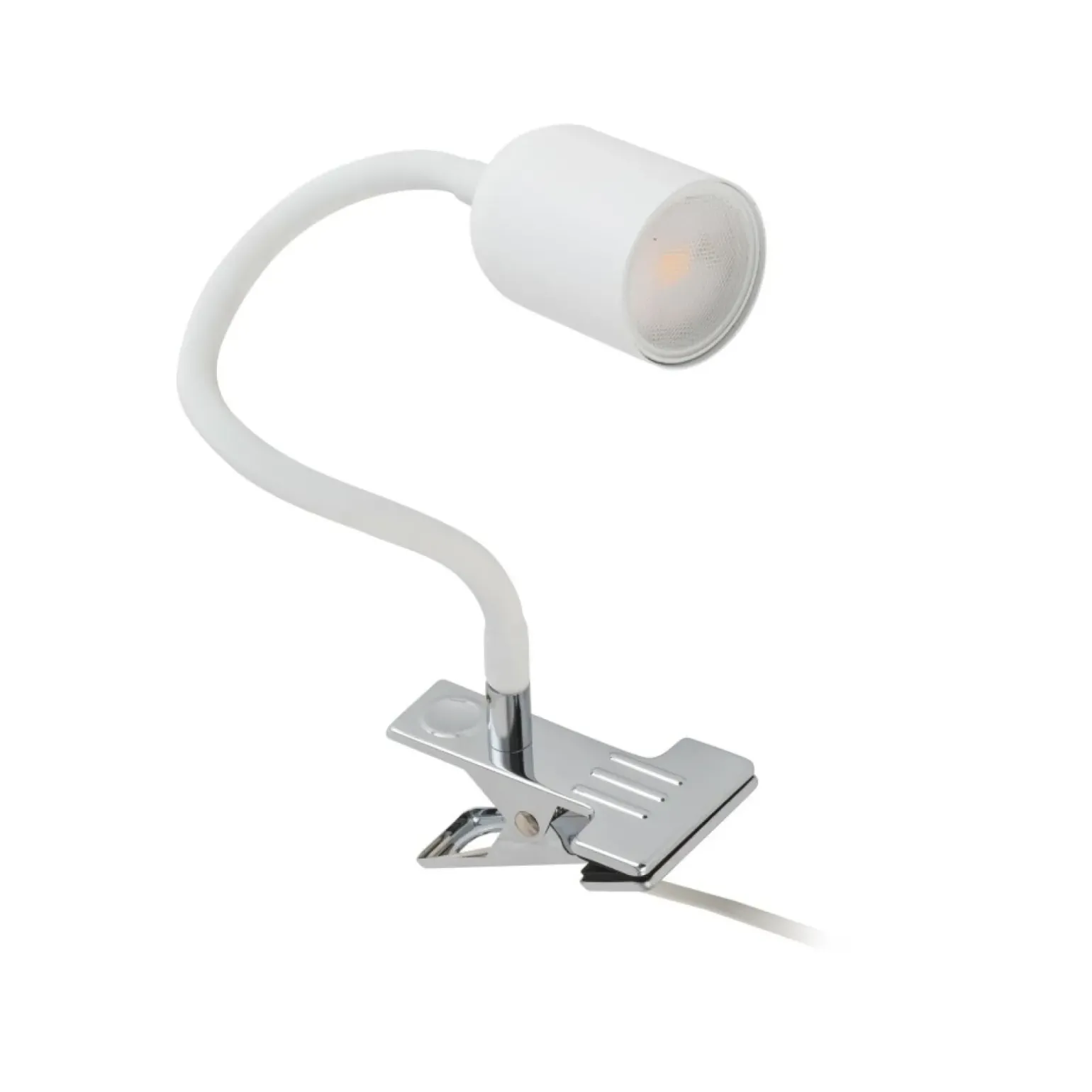 Sklep Kaja Biała, regulowana lampka biurkowa na klipsie TK 4559 z serii TOP