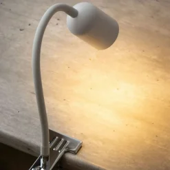 Sklep Kaja Biała, regulowana lampka biurkowa na klipsie TK 4559 z serii TOP