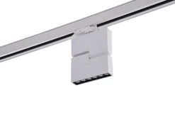 Sklep Kaja Biała ruchoma głowica LED do szynoprzewodu AZ3490 LEON | Kaja
