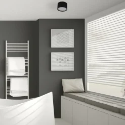 Sklep Kaja Biała tuba downlight LED do łazienki LP-6331/1C IP54 BK z serii KENDAL