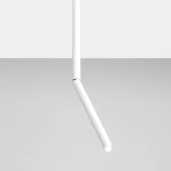 Best Biała wąska lampa sufitowa nad blat 1084PL_G_M STICK | Kaja Żyrandole Nowoczesne