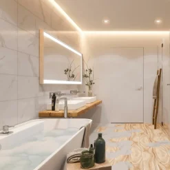 Sklep Kaja Białe, kwadratowe oczko podtynkowe LP-2780/1RS WH METIS | Kaja