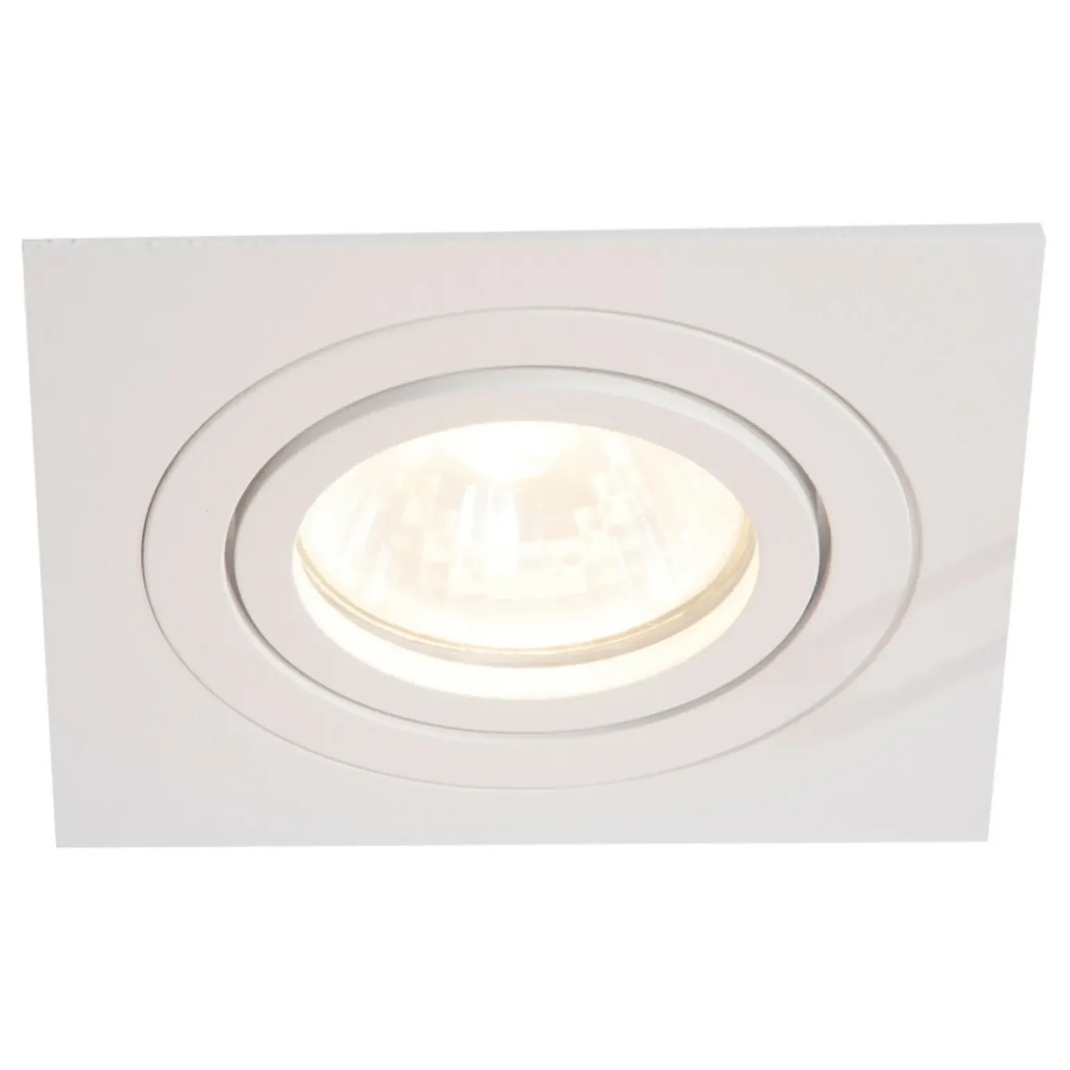 Sklep Kaja Białe, kwadratowe oczko podtynkowe LP-2780/1RS WH METIS | Kaja