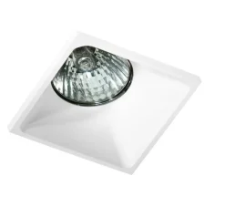 Sklep Kaja Białe oczko podtynkowe, kwadratowa oprawa AZ0760 Pio | Kaja