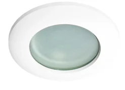 Sklep Kaja Białe oczko wpustowe do łazienki, okrągła oprawa AZ0871 EMILIO | Kaja