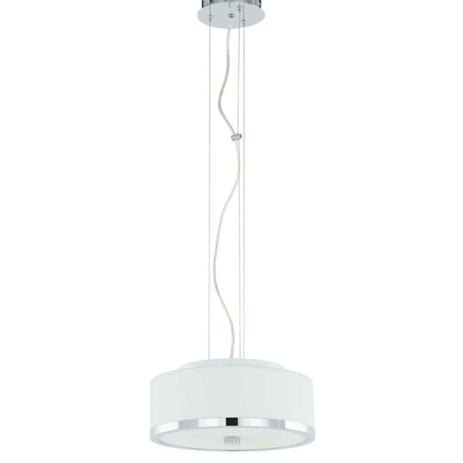 Best Sale Biało, srebrna lampa wisząca MA01806CD-002 LORIS | Kaja Oświetlenie Żyrandole Nowoczesne