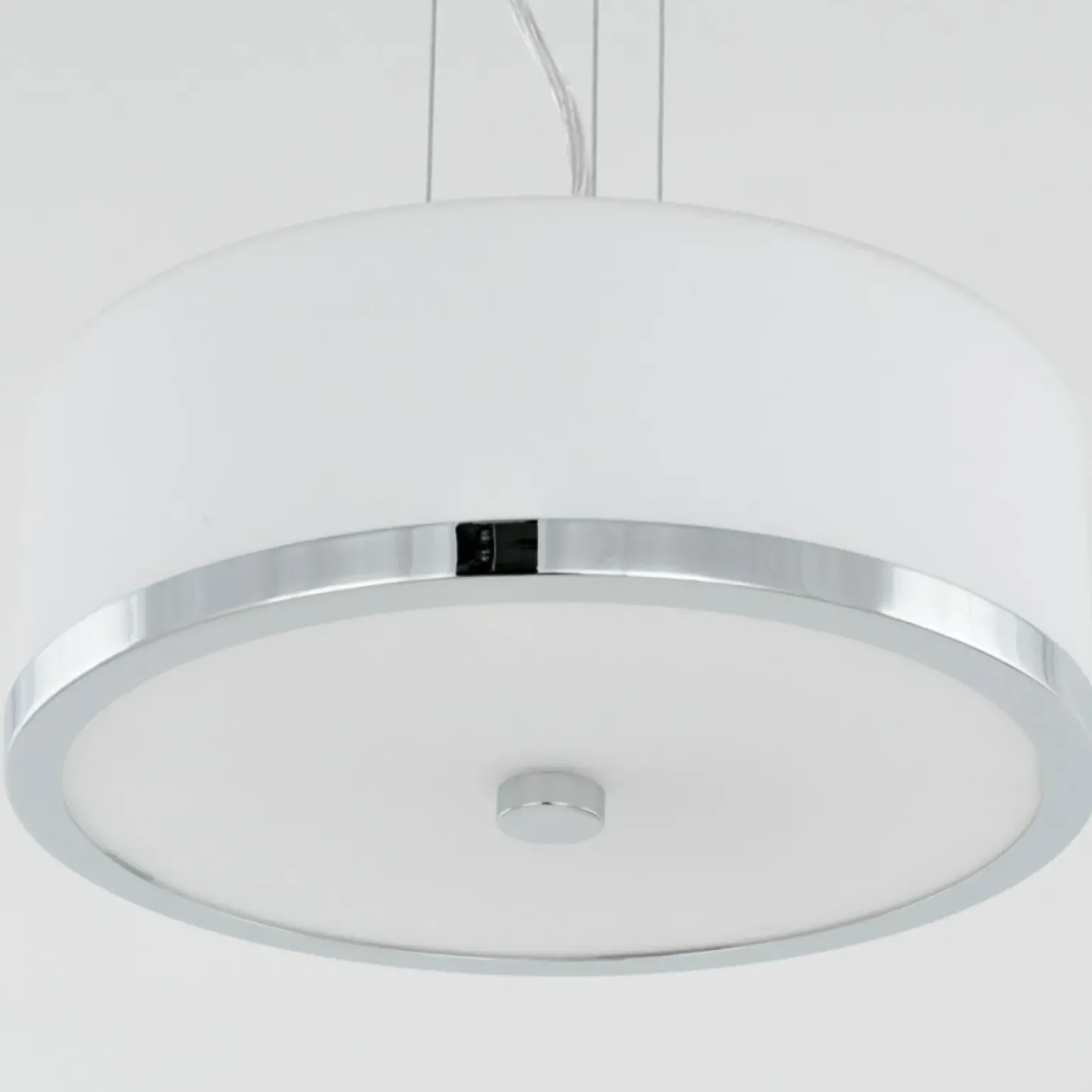 Best Sale Biało, srebrna lampa wisząca MA01806CD-002 LORIS | Kaja Oświetlenie Żyrandole Nowoczesne