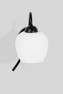 Sklep Kaja Biało-czarny kinkiet ścienny, jeden punkt świetlny K-5187 serii BELLA