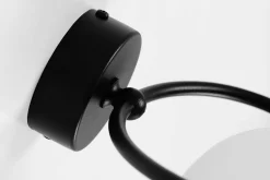 Sklep Kaja Biało-czarny kinkiet ścienny, jeden punkt świetlny K-5187 serii BELLA