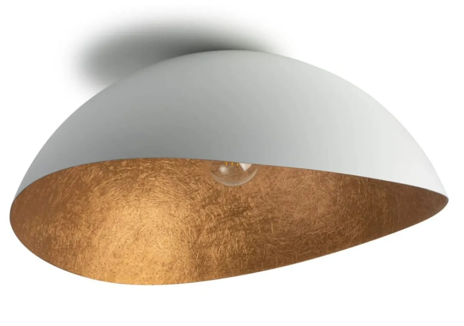 Hot Biało-miedziana, stylowa lampa sufitowa SIG 40620 z serii SOLARIS Żyrandole Nowoczesne