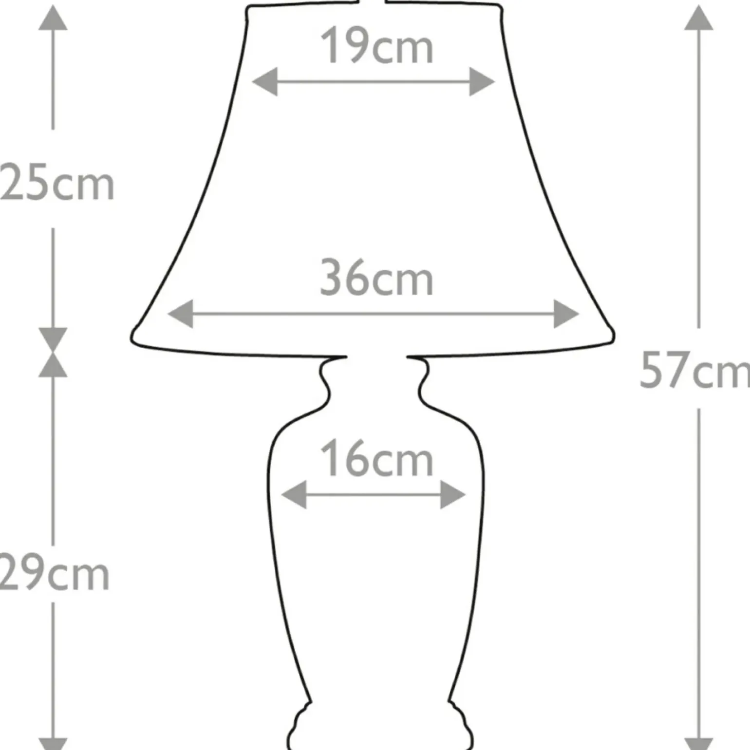 Sklep Kaja Biało-niebieska lampa stołowa BLUE-G-JAR-TL z serii BLUE GINGER JAR